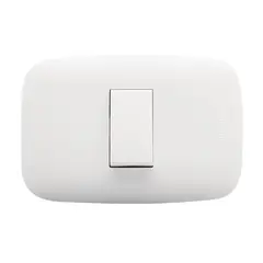 BTICINO - Interruptor Simple (9/12) Blanco Domino Sencia