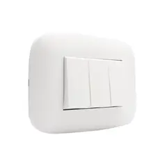 BTICINO - Interruptor triple (9/32) blanco Domino Sencia
