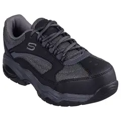 SKECHERS WORK - Zapatilla Mujer Talla 37 Biscoe BLK