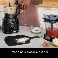 NINJA - Licuadora 3 en 1 2.1 Litros Negro Blendsen System