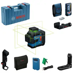 BOSCH - Nivel láser de líneas verdes GLL 80-33 G LI 120m