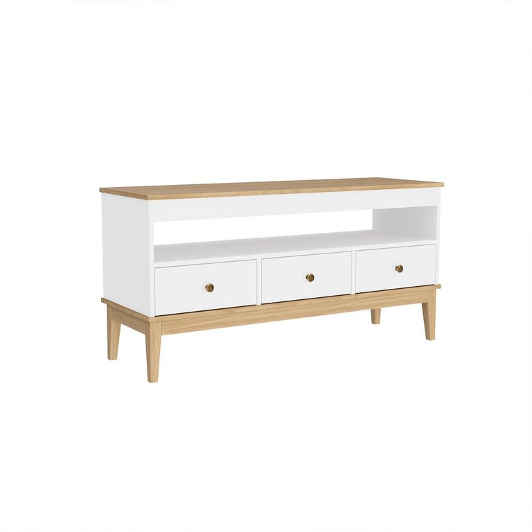 Rack TV 50 " Colonial Blanco 120x60x41 cm