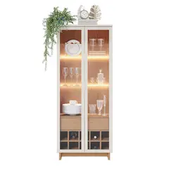 ONESSTA - Cristalera con 2 puertas de vidrio