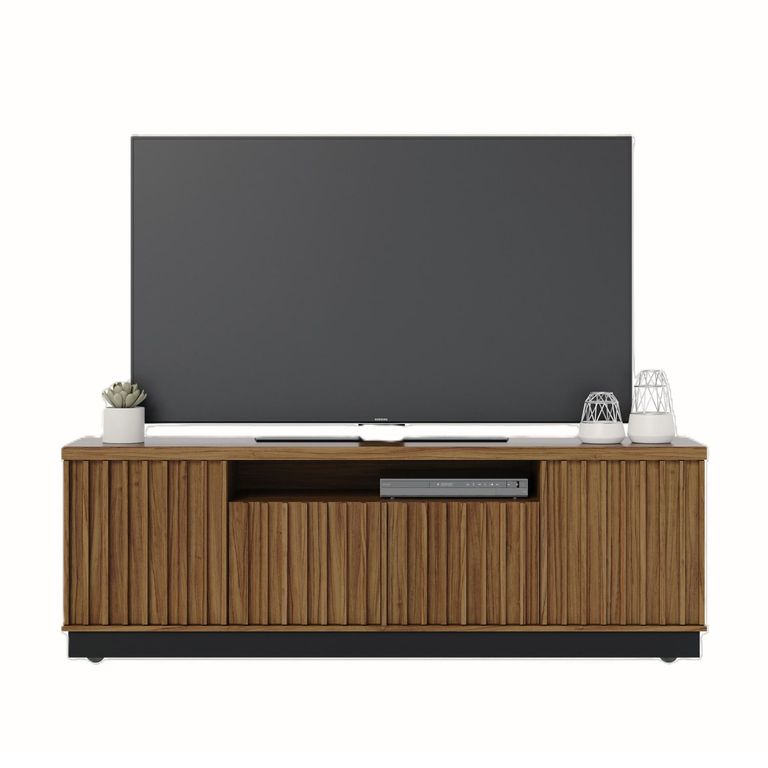 Rack TV 75 " Amazonas Noce/preto 180x61.4x42.8 cm