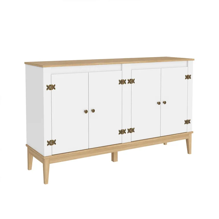 Aparador buffet Colonial Blanco 149x41x90 cm