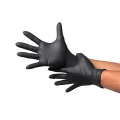 TOPSAFE - Guante Nitrilo de Nitrilo Talla única Negro