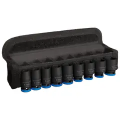 BOSCH - Juego de Dados PRO Impact encastre corto 1/4", 9un