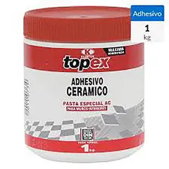 TOPEX - Adhesivo Cerámico Muro Superficie Flexible 1 kg