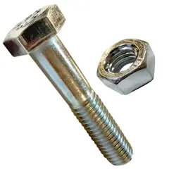 MAMUT - Perno con Tuerca Métrico Metal 40 mm 8 mm 4 unidad(es)