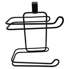 PRO OUTDOOR - Portarrollo estanque cromado negro