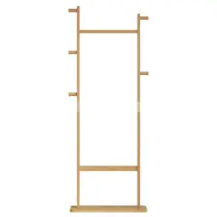 JUST HOME COLLECTION - Perchero Teca Madera Café