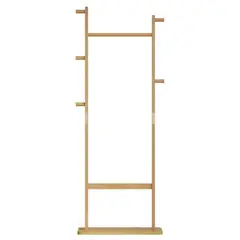 JUST HOME COLLECTION - Perchero Nordik Madera Café
