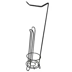 PRO OUTDOOR - Porta papel pedestal metal negro