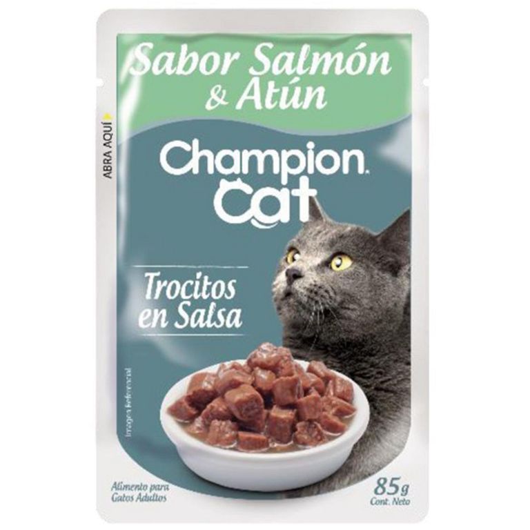 Alimento húmedo gato para Gato Adulto Salmón y Atún