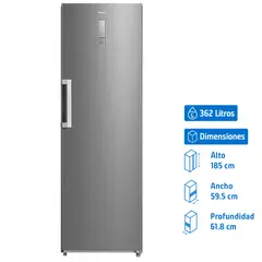 TEKA - Refrigerador Single Door No Frost 362 Litros Acero Inoxidable FS RSL 75640 SS EU