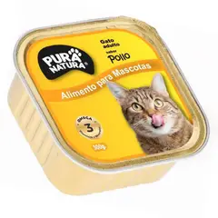 PURA NATURA - Alimento Húmedo para Gato Adulto Pollo 0.30 kg