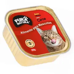 PURA NATURA - Alimento Húmedo para Gato Adulto Carne 0.30 kg