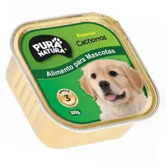 PURA NATURA - Alimento Húmedo para Perro Cachorro Carne 0.30 kg