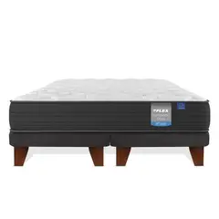 FLEX - Cama Europea 2 plazas Europea Europdic Dual Gris