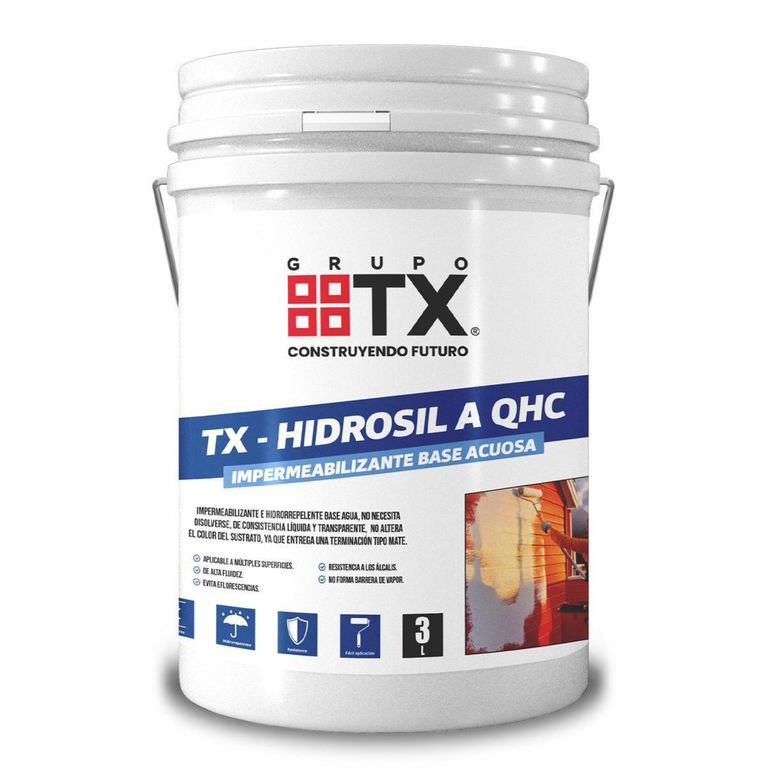 Impermeabilizante e Hidrorrepelente base Acuoso 3 Lt