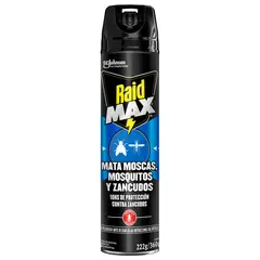 RAID - Insecticida mata moscas, mosquitos y zancudos 360 ml