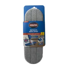 VIRUTEX - Repuesto de Mopa plana microfibra spray