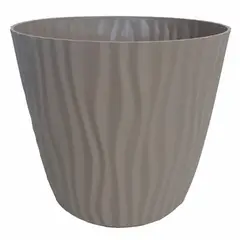 REMBRE - Macetero de Plástico 23x18.5 cm Taupé