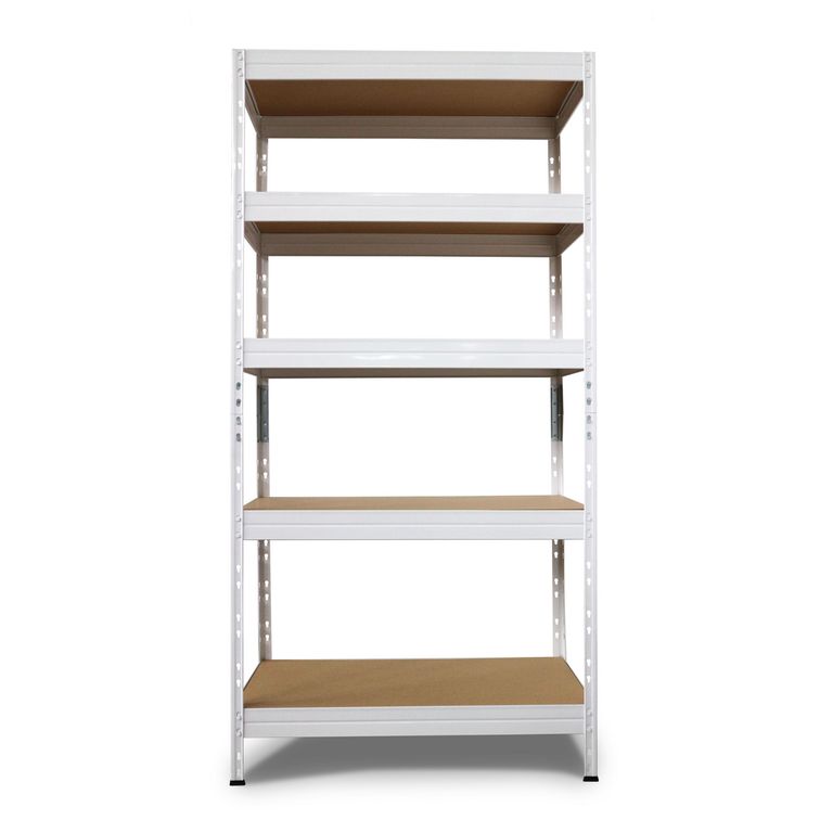 Estante Rivet Metal 4 Nivel(es) 90x180x40 cm Blanco