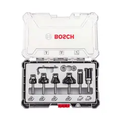 BOSCH - Set 6 Fresas 1/4"