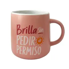 JUST HOME COLLECTION - Taza 500 ml Cerámica Dia de la madre Rosado