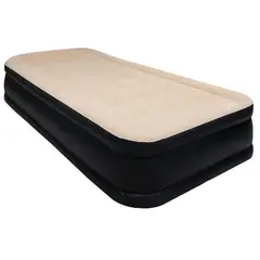 DOITE - Colchón Inflable 1 plaza Beige/negro