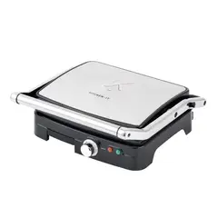 KITCHEN IT - Plancha Panini 4 Panes 2000 W Pro Max XL Superficie Plana