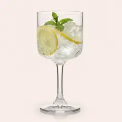 LUGANO - Set 6 Copas de De agua 450 ml Vidrio Transparente