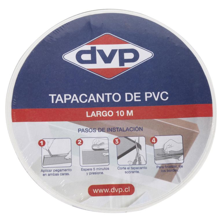 Tapacanto PVC Blanco 21x0,45 mm 10m