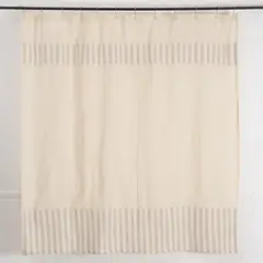 MASHINI - Cortina De baño 180x180 cm Natural