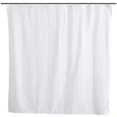 MASHINI - Cortina De baño 180x180 cm Blanco