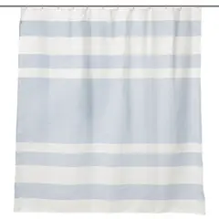 MASHINI - Cortina De baño 180x180 cm Celeste