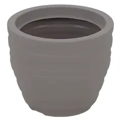 TRAMONTINA - Maceta de Polipropileno 28.5x24 cm Gris
