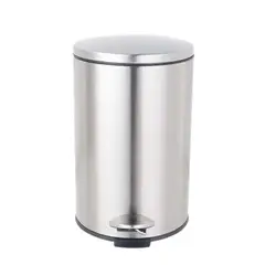 IMPORTADORA USA - Basurero pedal 20 Litros Metal Gris