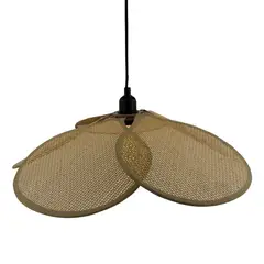 MOOD - Lámpara Colgante Enjucada Metal Beige