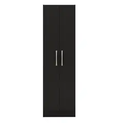 HOME MOBILI - Mueble despensa Niza 2 puertas negro