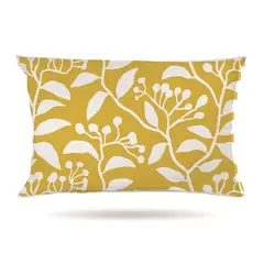 ATMOSPHERA HOME - Cojín Amarillo Flor Full Color 55x35 cm