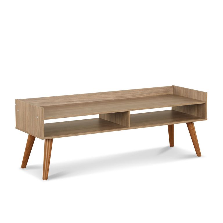 Rack TV 50 " Barras Nogal Africano 122x44x40 cm