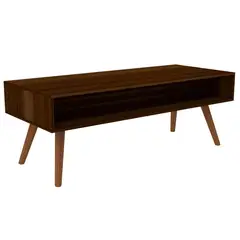 STANFORD - Mesa de centro Clasica Chocolate 110x45x40 cm