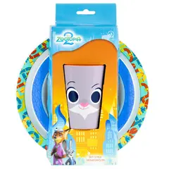 DISNEY - Set 3 Piezas para Desayuno Zootopia