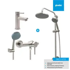 MOSAICO - Pack Columna Venti + lavamanos y ducha Fiorenzo