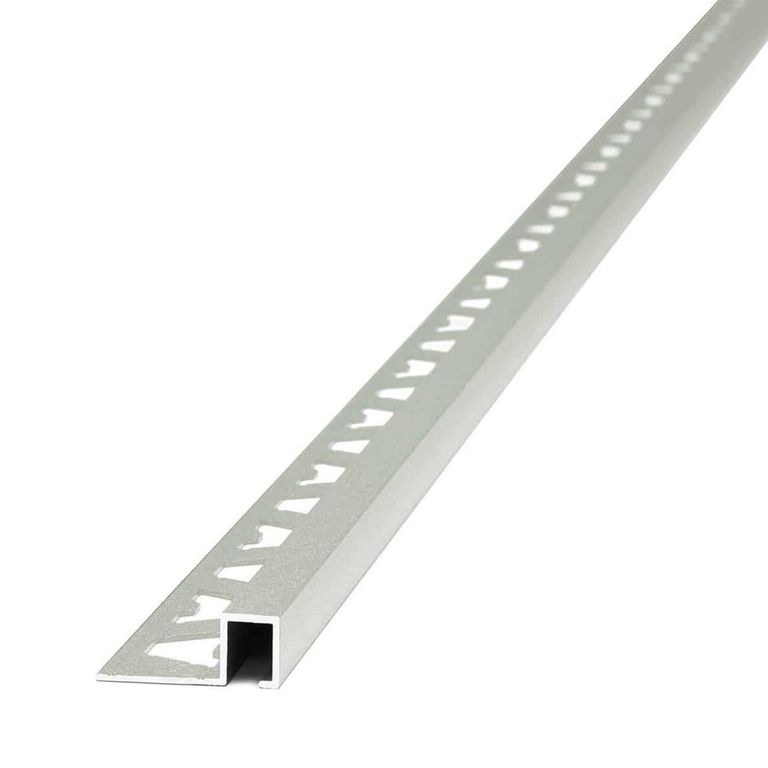 Aluminio Quadra 10X10Mm X 2,5M Marfil