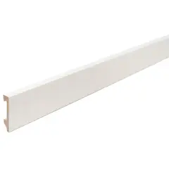 ATRIM - Guardapolvo Plain Epsilon 70Mm X 15Mm X 2,44M Blanco Mate