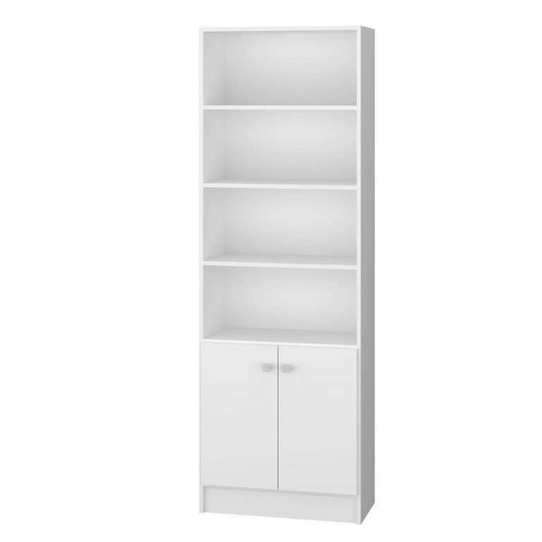 Estante 2 Puertas 3 Nivel(es) 62x183x31 cm Blanco