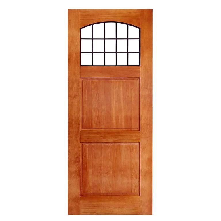 Puerta Exterior Madera pino radiata x Mafer Castaño